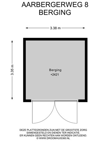 Floorplan - Aarbergerweg 8, 1435 CB Rijsenhout